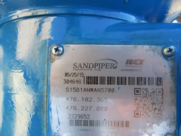 Sandpiper Pump 3